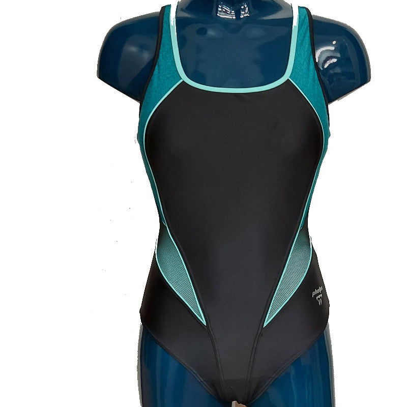 Aqua Sphere "Phelps" Hanoi Swimming Costume - Black/Turquoise 1