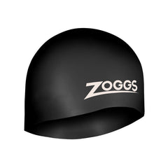 Zoggs Easy Fit Silicone Swim Cap - Black
