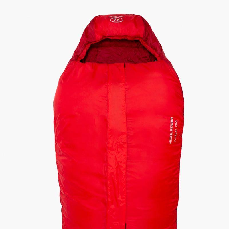 Highlander Trekker 250 three season Sleeping Bag - Red-Sleeping Bags-Outback Trading
