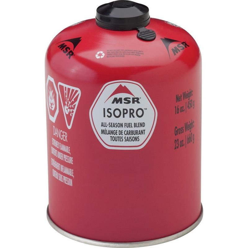 MSR IsoPro Gas Cartridge - 450g Isobutane/Propane Mix-Camping Gas-Outback Trading
