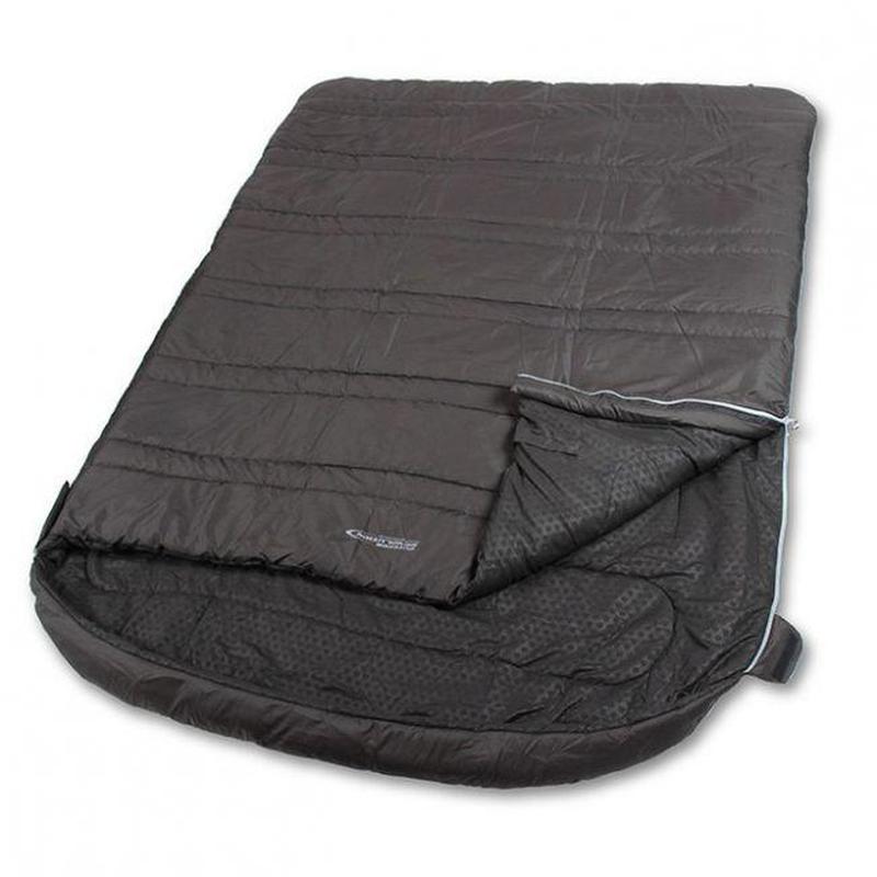 Outdoor Revolution Sunstar 400 Double Square Sleeping Bag - Charcoal-Sleeping Bags-Outback Trading