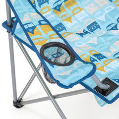 VW Beach Family Folding Camping Chair - Blue 3