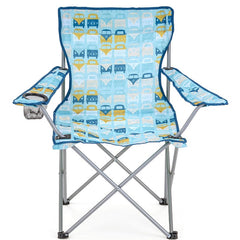 VW Beach Family Folding Camping Chair - Blue