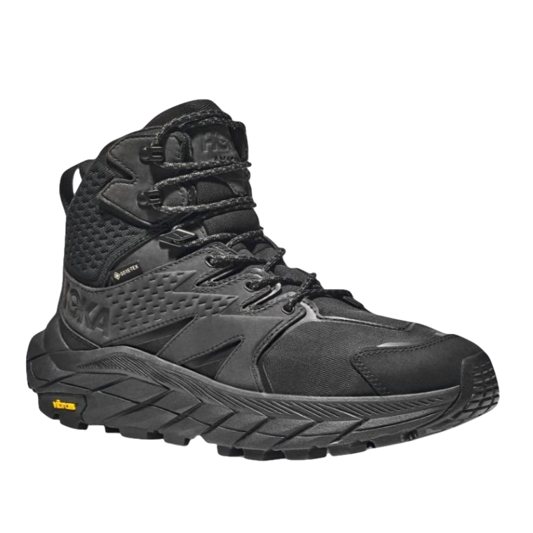 HOKA Anacapa GTX Mid Mens Walking Boot - Black – Outback Trading Limited