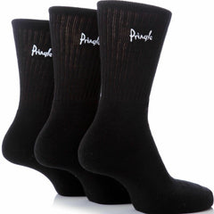 Pringle 3 Pack Sock - Grey/Black