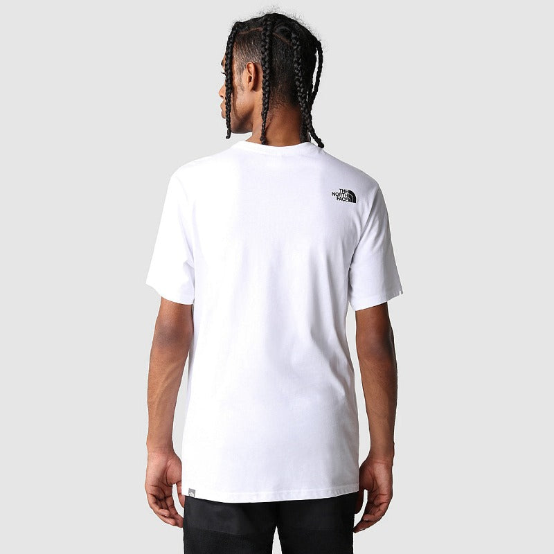 The North Face Easy Tee Men's Short Sleeve T-Shirt- White 4