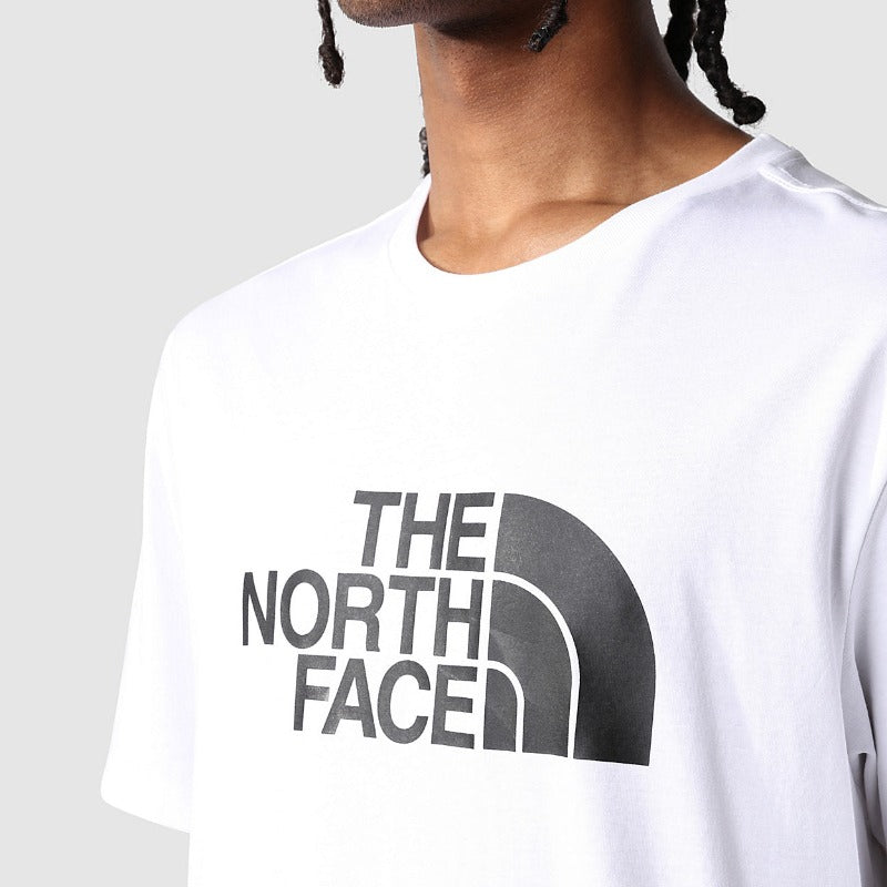The North Face Easy Tee Men's Short Sleeve T-Shirt- White 3