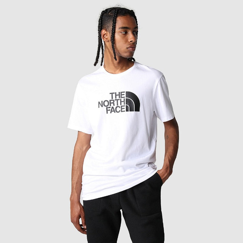 The North Face Easy Tee Men's Short Sleeve T-Shirt- White 2