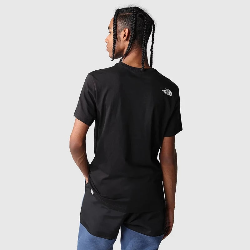 The North Face Simple Dome Men's Short Sleeve T-Shirt - Black 4
