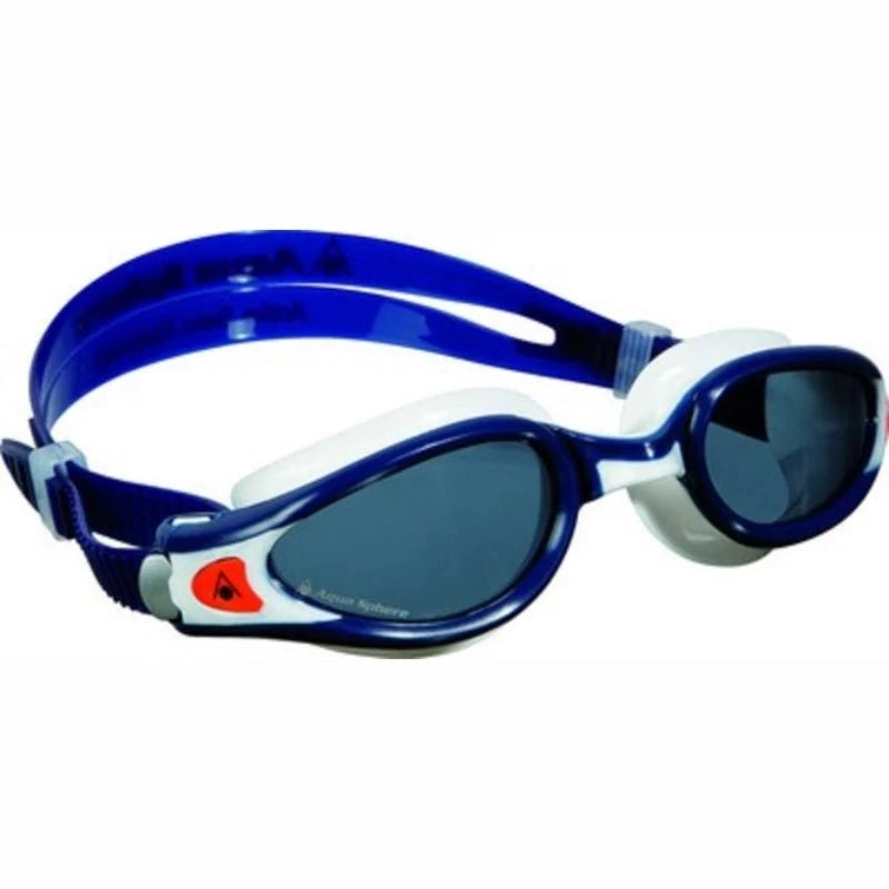 Aqua Sphere Kaiman Exo Adult's Goggles Blue/White/dark lens