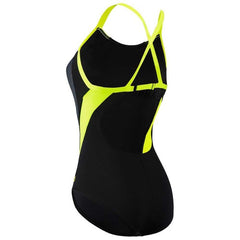Aqua Sphere "Phelps" Kalista Swimming Costume - Black/Yellow.2