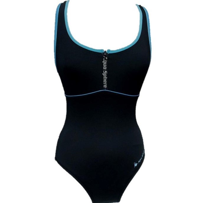 Aqua Sphere Tiffany Nero Women's Swimming Costume - Black UK 6