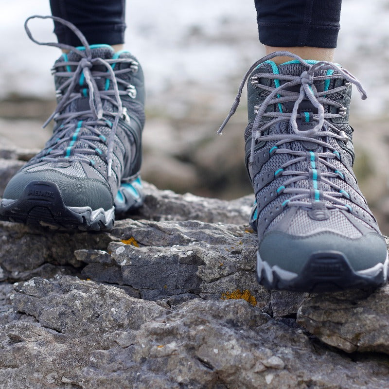 Meindl Respond Lady Mid ll Women's GTX Walking Boots - Anthracite/Turquoise