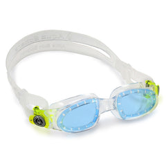 Aqua Sphere Moby Kid Children's Goggles Clear/Lime/Blue Lens