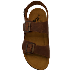 Plakton Saul Malaga Men's Sandal -  Brown-Outback Trading-3