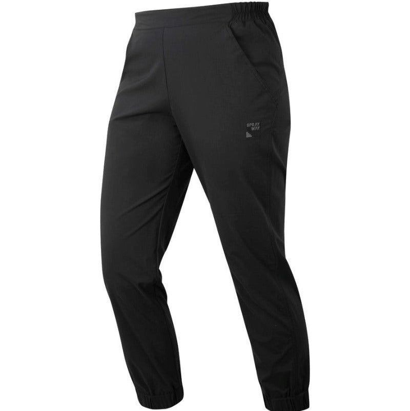 Sprayway Escape Cropped Women's lightweight Trouser - Black-outback-trading-1