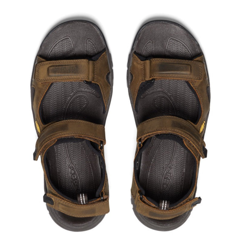 Keen Targhee III Open Toe Men's Sandals - Bison/Mulch - Outback Trading - 1
