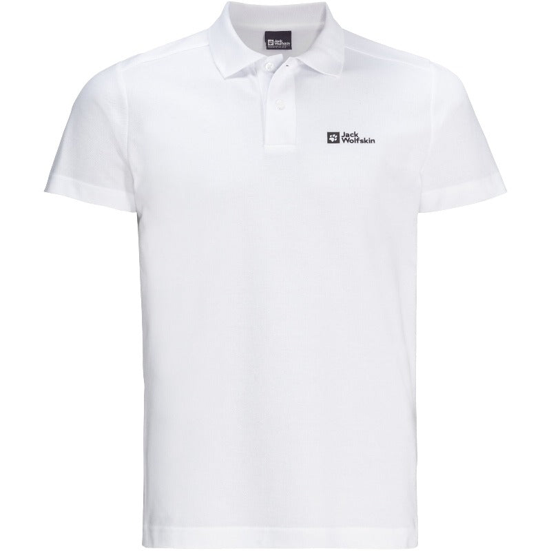 Jack Wolfskin Essential Polo Men's Shirt - White 3