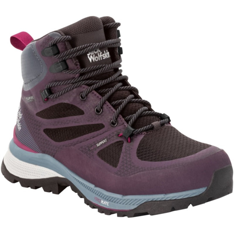 Jack Wolfskin Force Striker Mid Women's Walking Boots - Purple 1