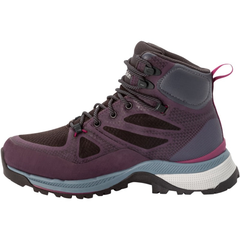 Jack Wolfskin Force Striker Mid Women's Walking Boots - Purple 5