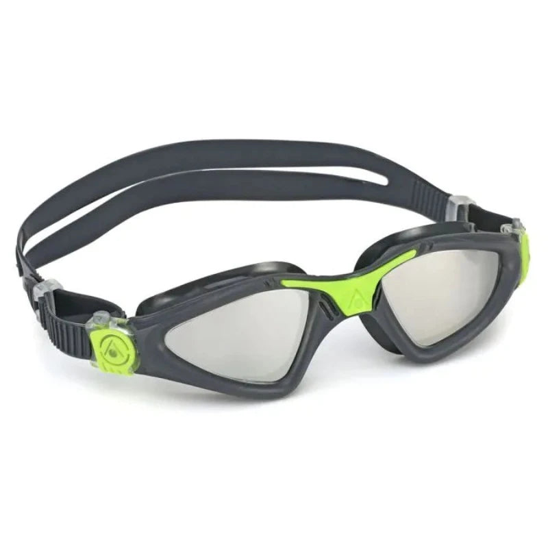 Aqua Sphere Kayenne Adult's Goggles Grey/Green/Mirrored Lens