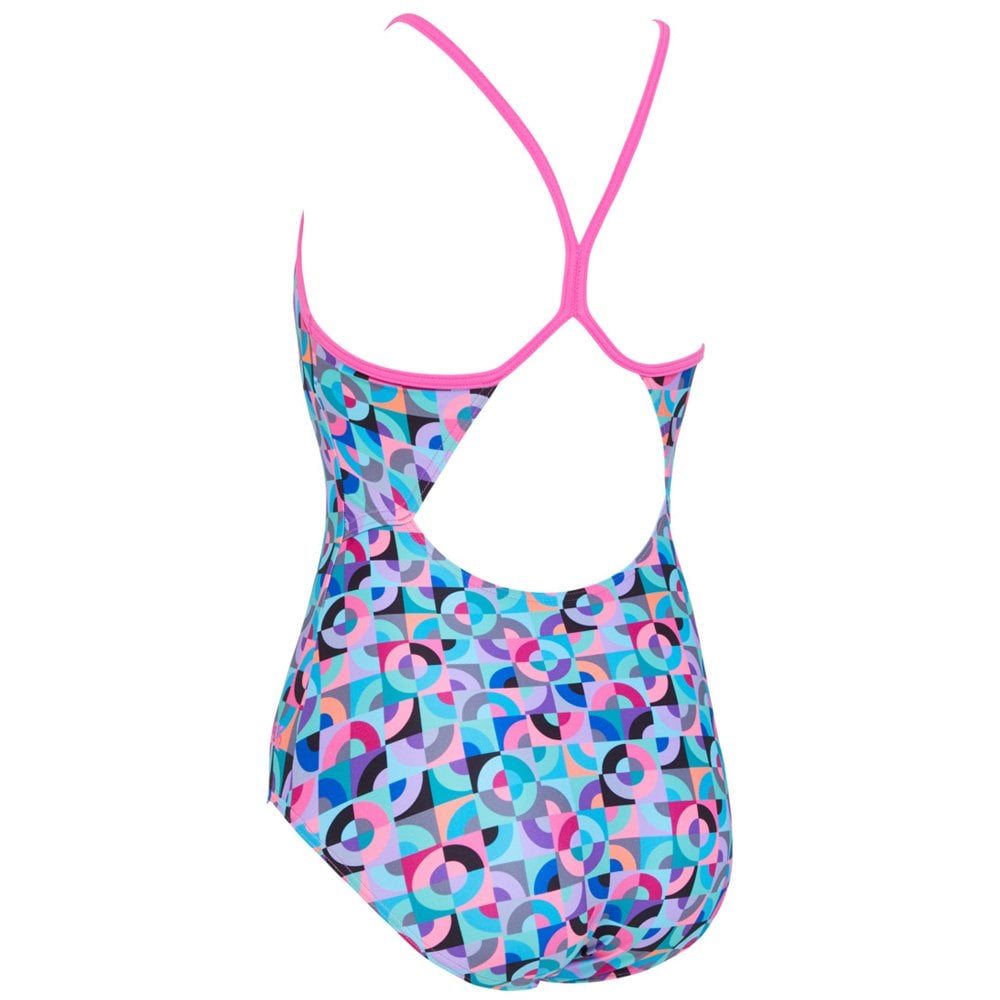 Zoggs Rhythm Front Lined Girls Swimming Costume.2