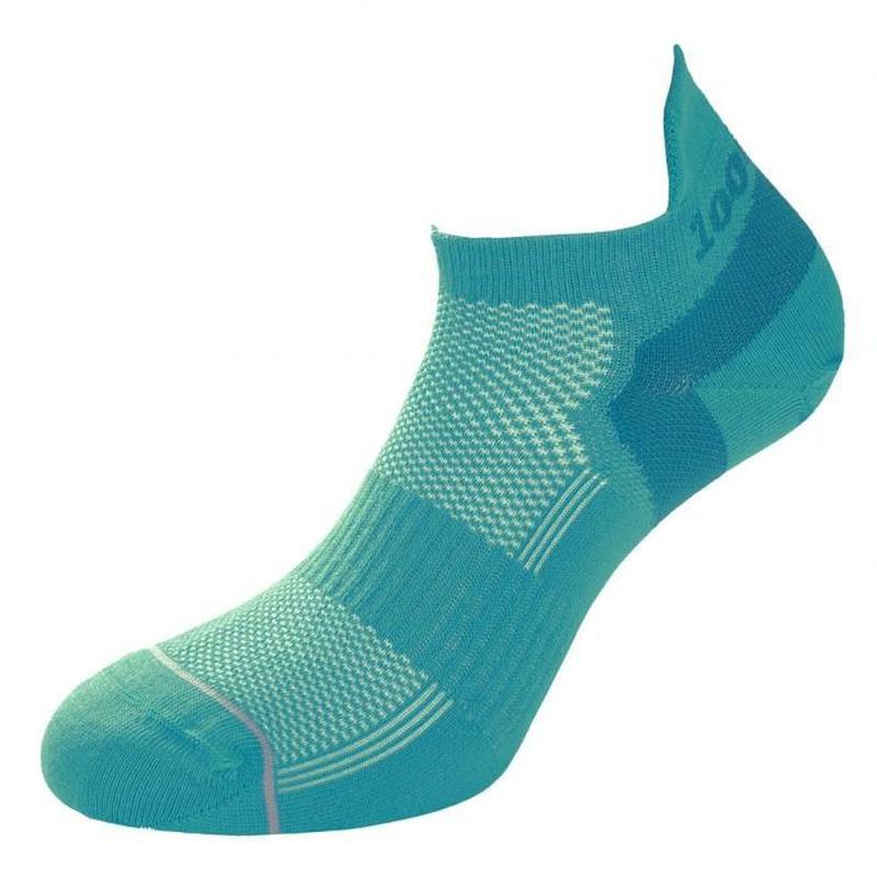 1000 Mile Ultimate Tactel Trainer Liner Sock Ladies - Teal-Socks-Outback Trading