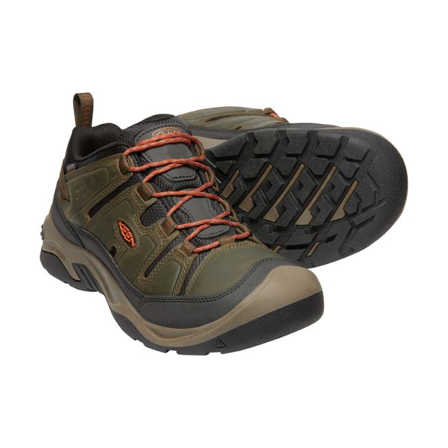 Keen Circadia Men's Walking Shoes - Olive/Potters Clay.4