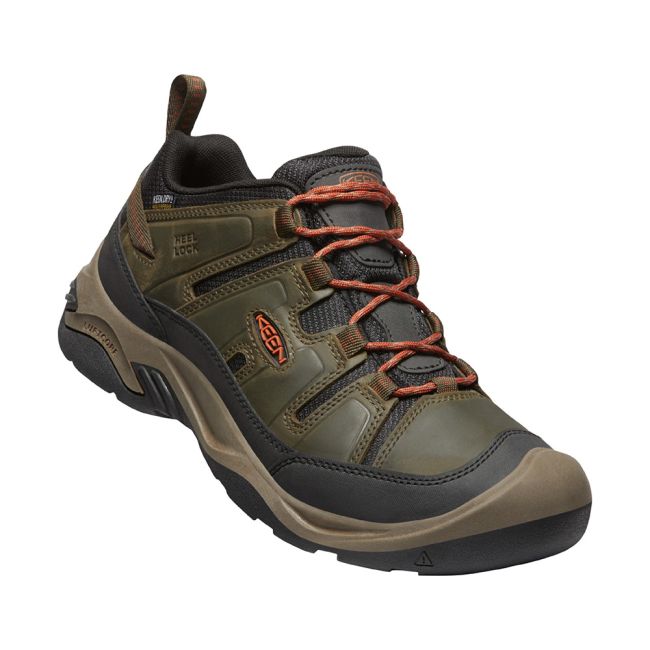 Keen Circadia Men's Walking Shoes - Olive/Potters Clay.5