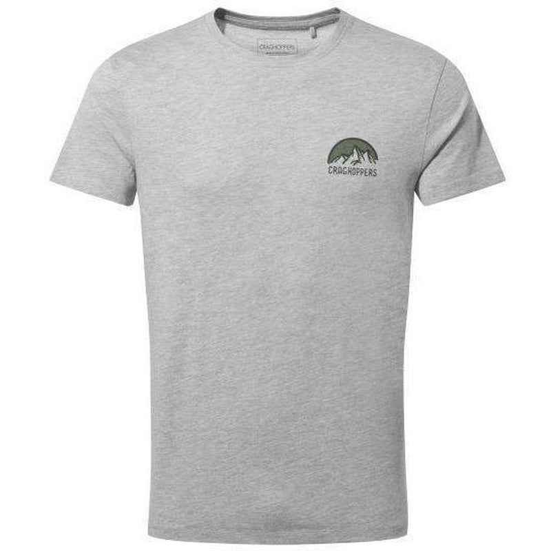 Craghoppers Mightie Short Sleeve T Shirt - Mens - Grey-Shirts & Tops-Outback Trading