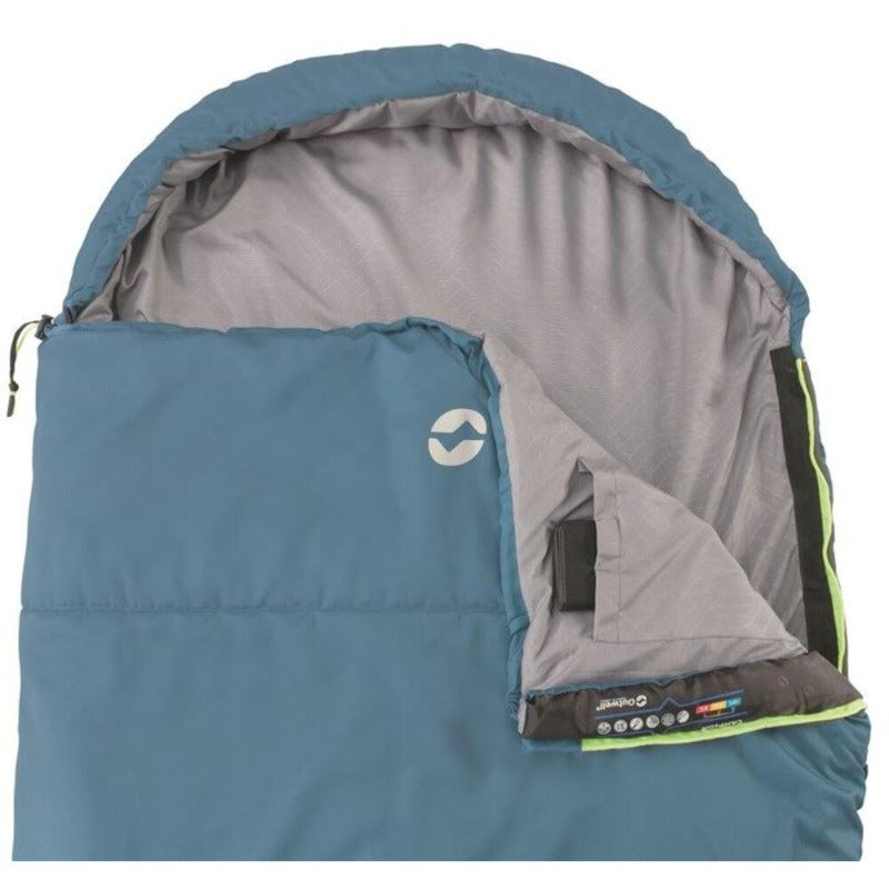 Outwell Campion Single Square Sleeping bag - Ocean Blue-Outback-Trading-5