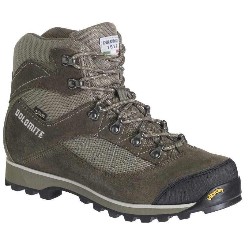 Dolomite Zernez GTX Mens Walking Boot - Date Brown / Army Green-Walking Boots-Outback Trading