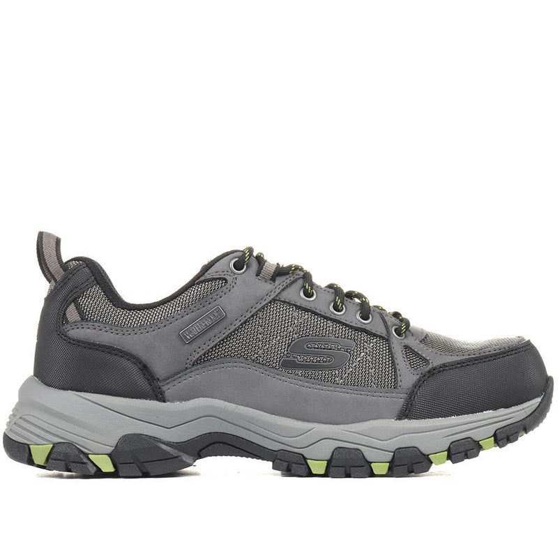 Skechers Selmen Cormack Walking Shoe - Relaxed Fit - Charcoal-Shoes-Outback Trading