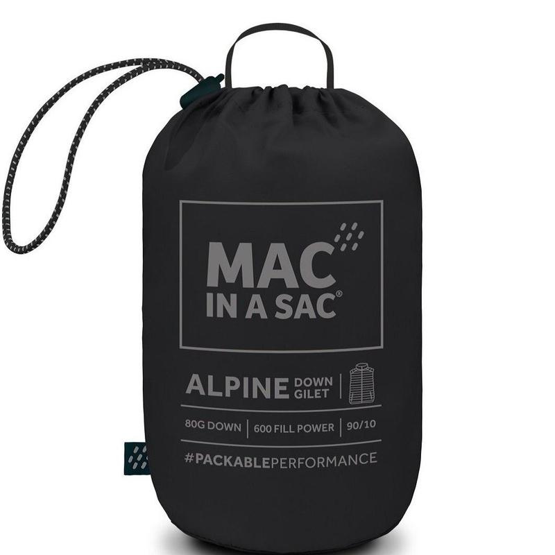Mac In A Sac Alpine Down Mens Gilet - Black-Gilets-Outback Trading