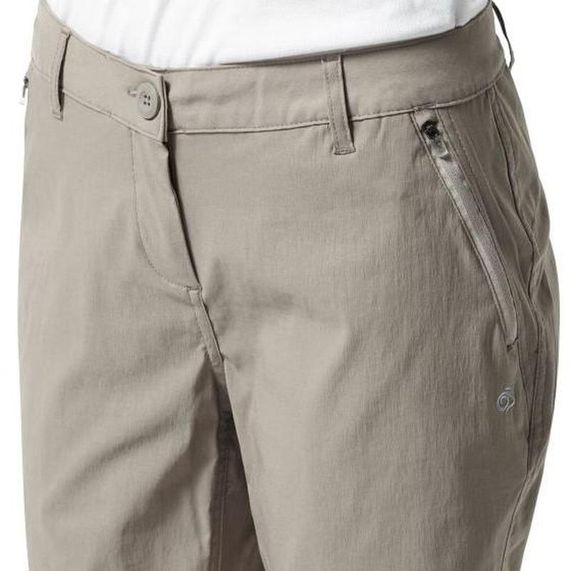 Craghoppers Kiwi Pro Stretch Walking Trousers for Women - Mushroom-Active Trousers-Outback Trading