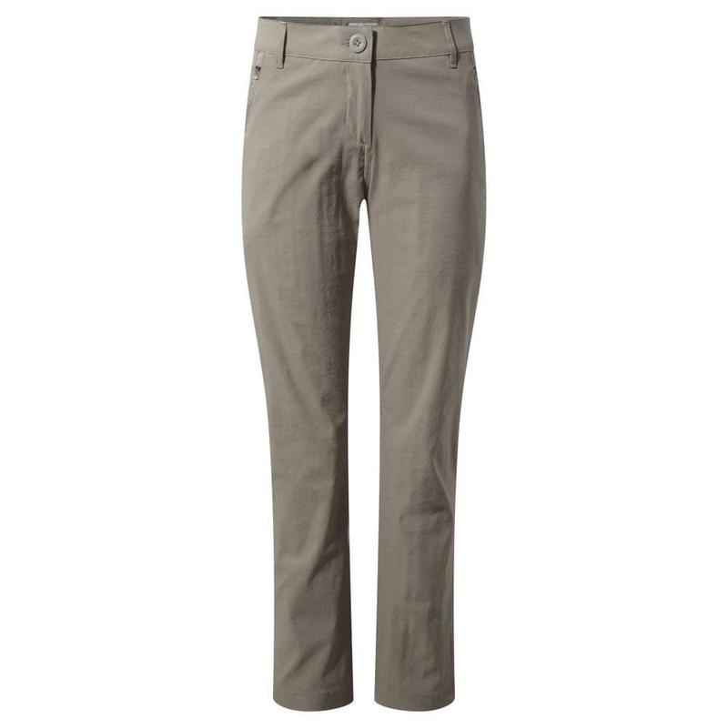 Craghoppers Kiwi Pro Stretch Walking Trousers for Women - Mushroom-Active Trousers-Outback Trading