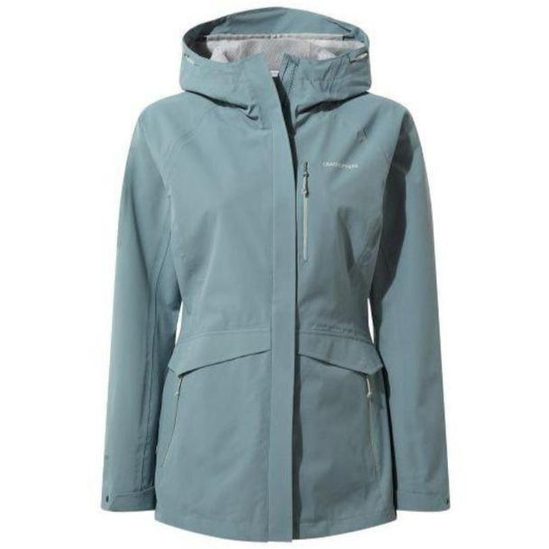 Craghoppers Womans Caldbeck Jacket - Stormy Sea-Waterproof Jackets for Women-Outback Trading