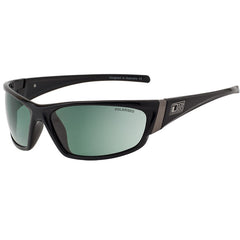 Dirty Dog Stoat Black/Green Polarized Sunglasses-Outback-Trading
