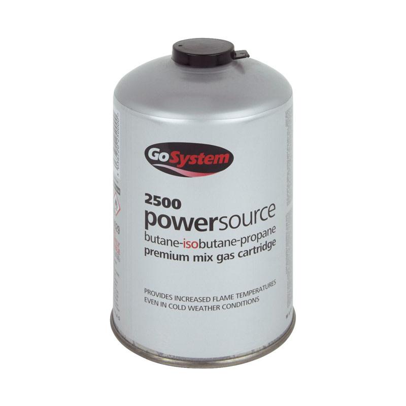 GoSystem Powersource 2500 Gas Cartridge - 445g Butane/Propane Mix-Camping Gas-Outback Trading
