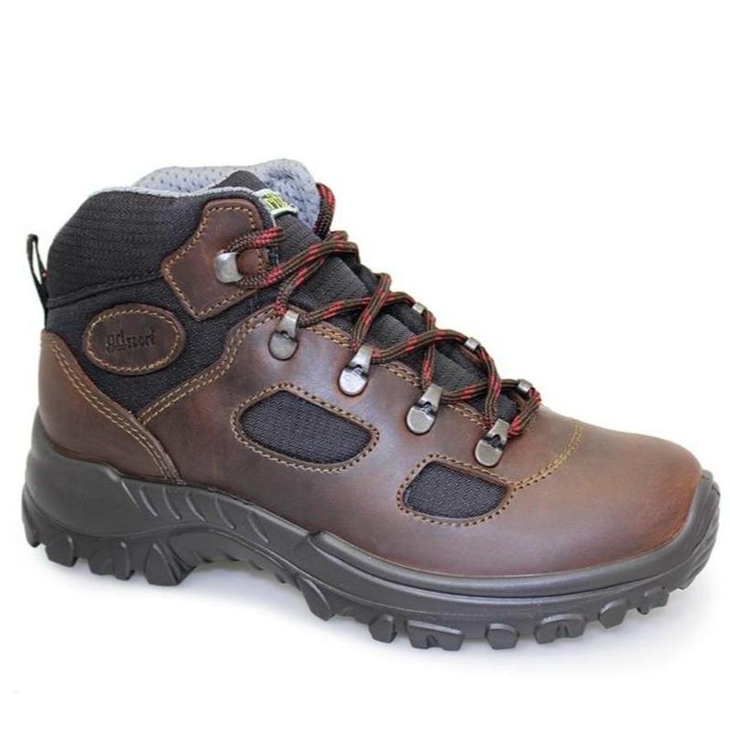 Grisport Alpine Leather/Fabric Mix Children's Walking Boots-Walking Boots-Outback Trading