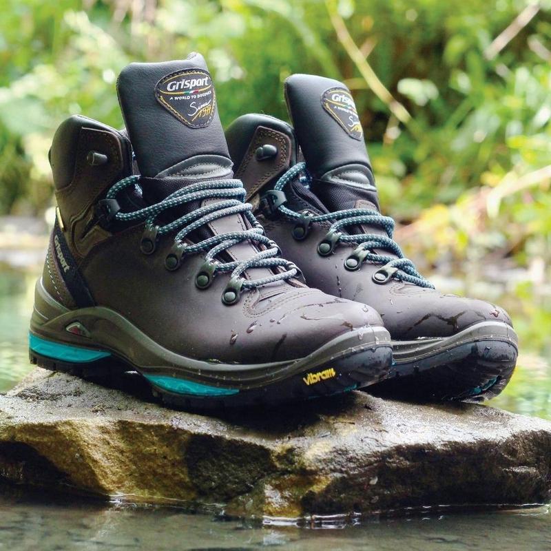 Grisport Lady Glide Waterproof Walking Boot - Brown-Walking Shoes-Outback Trading