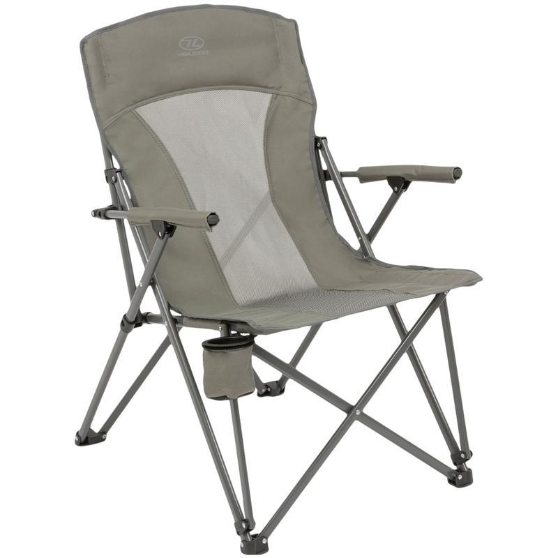 Highlander Doune Camping Chair - Charcoal-Camping Chairs-Outback Trading
