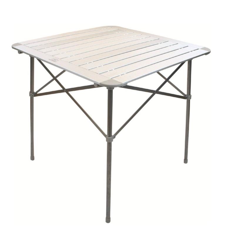 Highlander Small Aluminium Slat Folding Table-Camping Table-Outback Trading