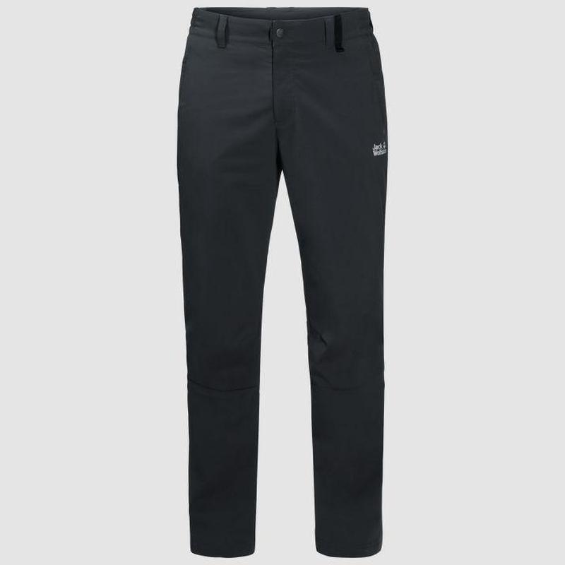 Jack Wolfskin Men's Activate Light Softshell Pants/Trousers - Phantom-Active Trousers-Outback Trading