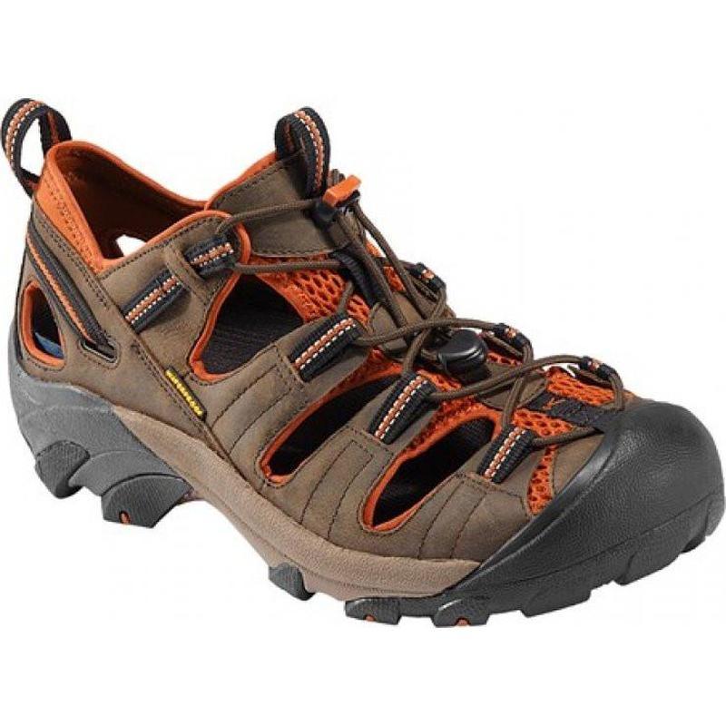 Keen Arroyo II Men's Walking Sandals - Black Olive/Bombay Brown-Sandals-Outback Trading