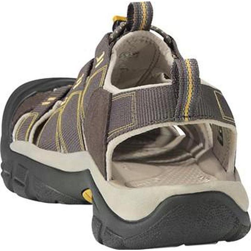 Keen Newport H2 Mens Tough Walking Sandals in Raven/Aluminium-Sandals-Outback Trading