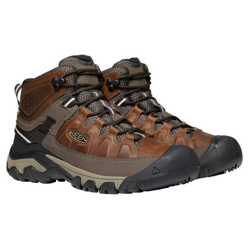 Keen Targhee III Mid Men's Waterproof Walking Boots - Chestnut/Mulch-Walking Boots-Outback Trading