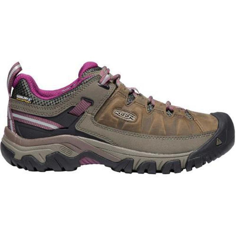 Keen Targhee lll Women's Waterproof Walking Shoe Weiss/Boysenberry-Walking Shoes-Outback Trading