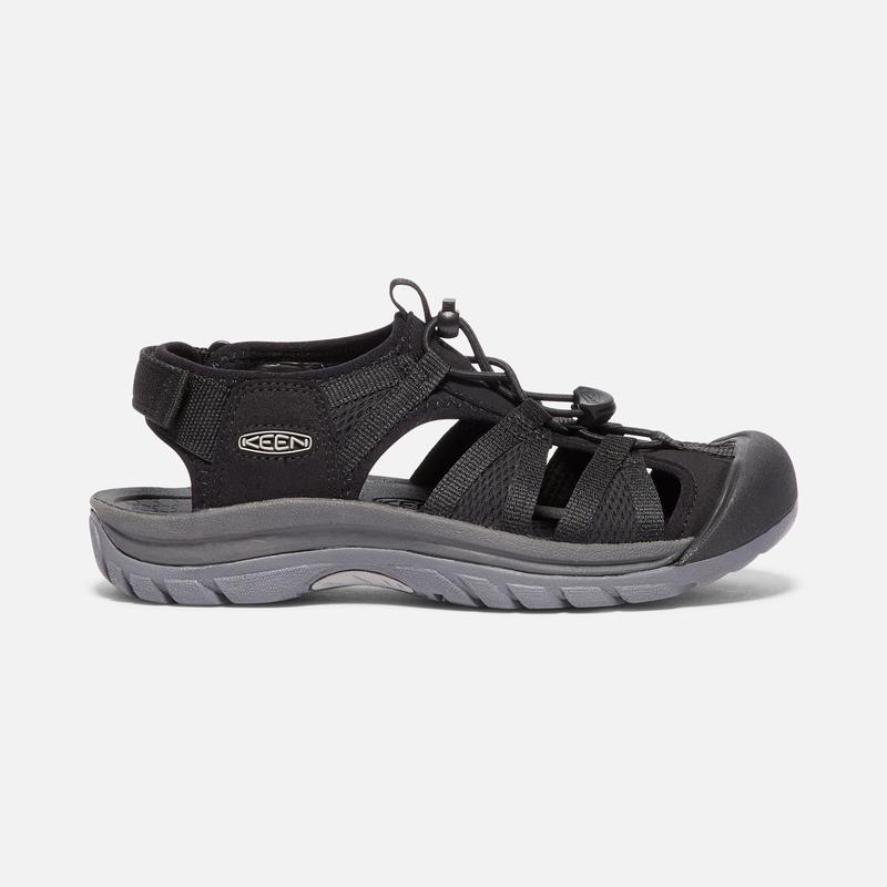 Keen Venice II H2 Women's Walking Sandals - Black/Steel Grey-Sandals-Outback Trading