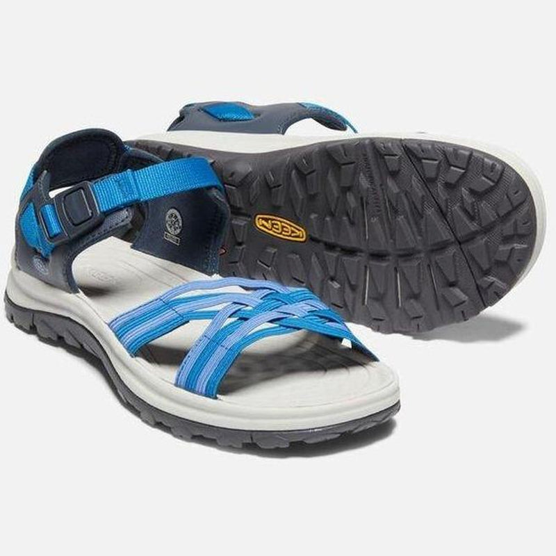 Keen Women's Terradora II Strappy Open Toe Sandal - Navy/Mykonos Blue-Walking Sandals-Outback Trading